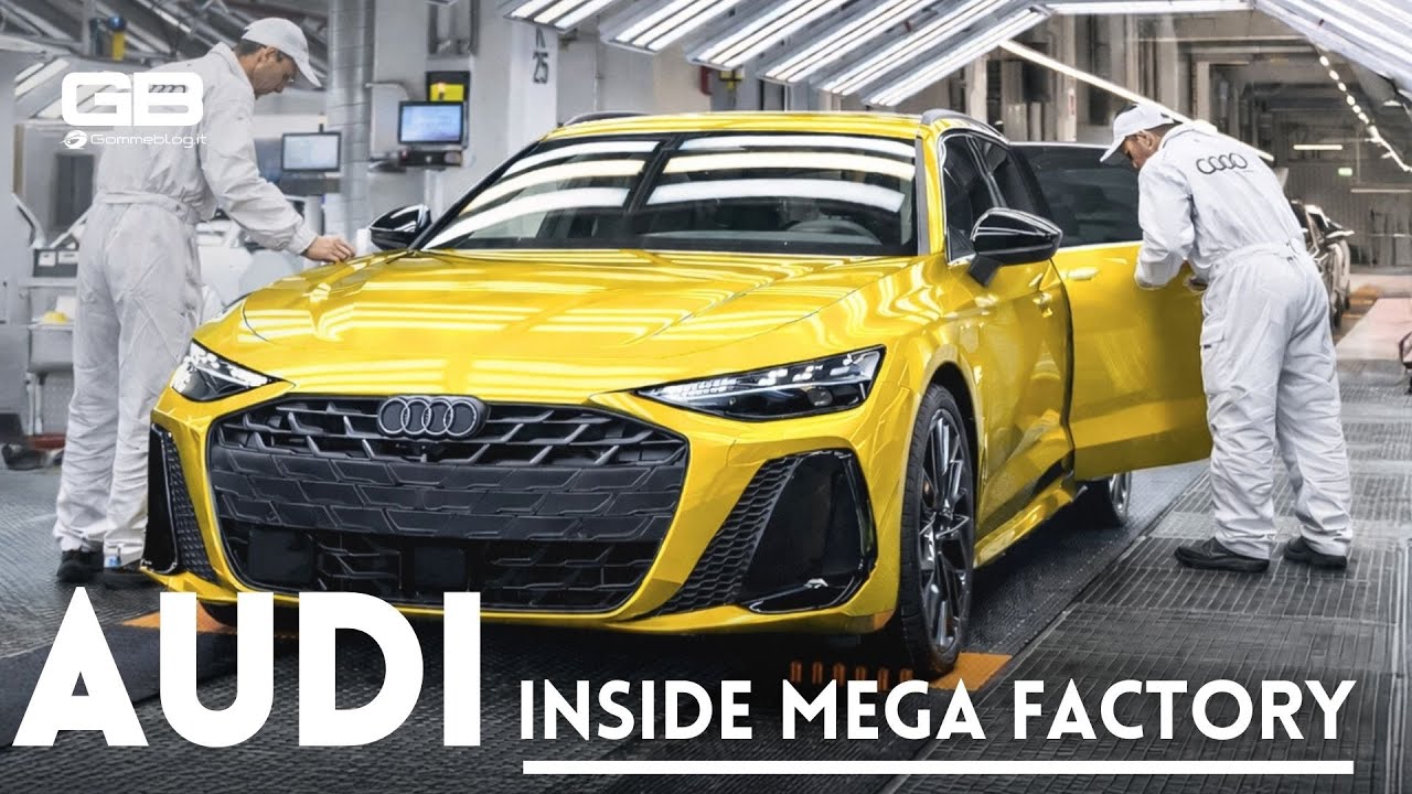 Inside Audi's High-Tech Factory: New A5 & A6 Assembly Line