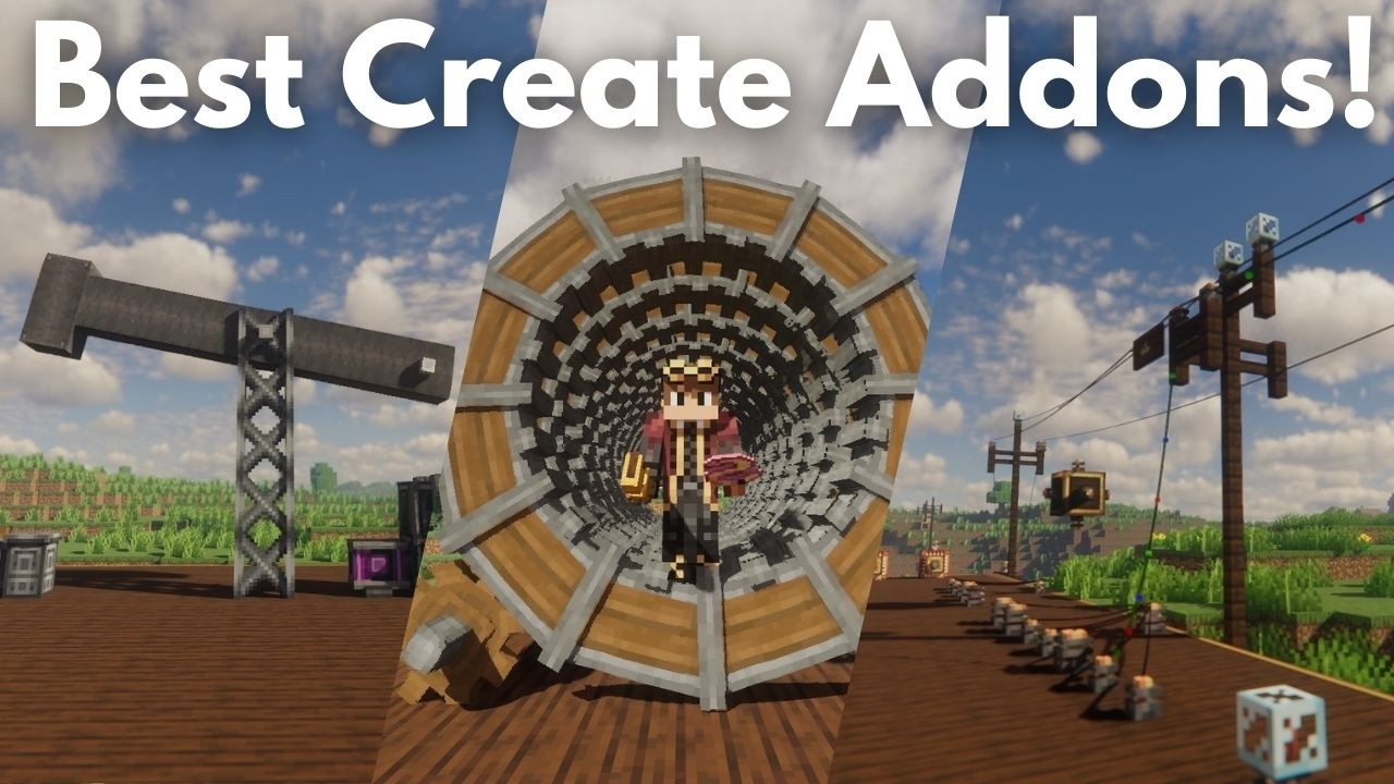 Десять лучших аддонов для Create Mod в 2025 году!