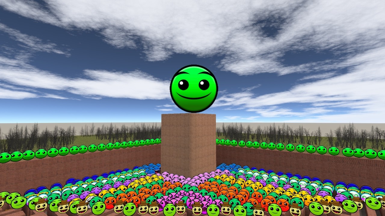 BIG Smiley Face Nextbots FAMILY Chaos in Garry's Mod #nextbots #garrysmod