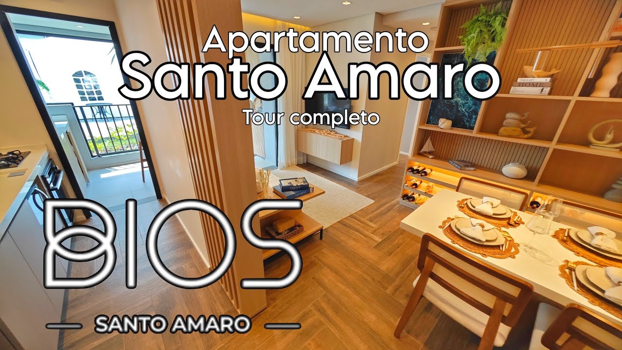 VIBRA BIOS SANTO AMARO - VIBRA CONSTRUTORA - APARTAMENTO SANTO AMARO - TOUR APÊ 66M²