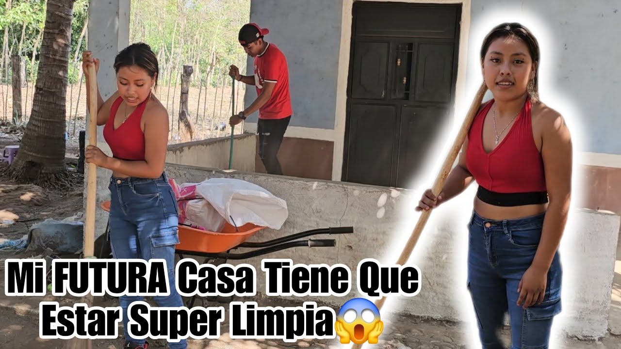 🔴Leydi Dijo Que No Le Gustaba😳Ver Su Futura Casa Sucia Y Se Puso A Barrer Para Verla Limpia😱