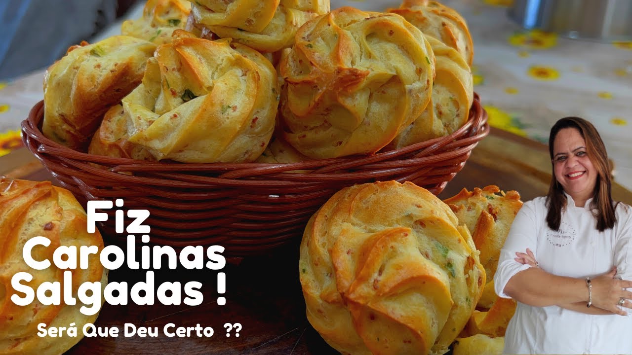 Fiz Carolinas Salgadas - Ser&aacute; Que Deu Certo??? Vem Conferir! 😋
