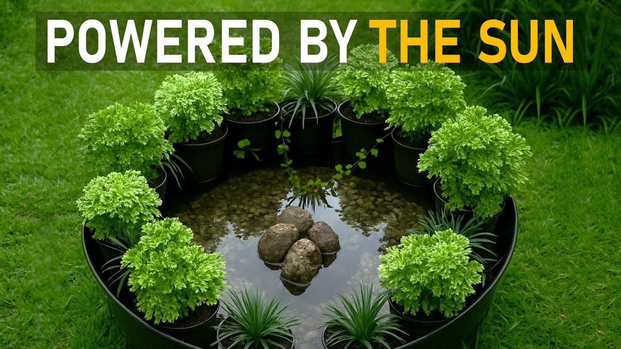 Making Fish Pond Powered by the Sun