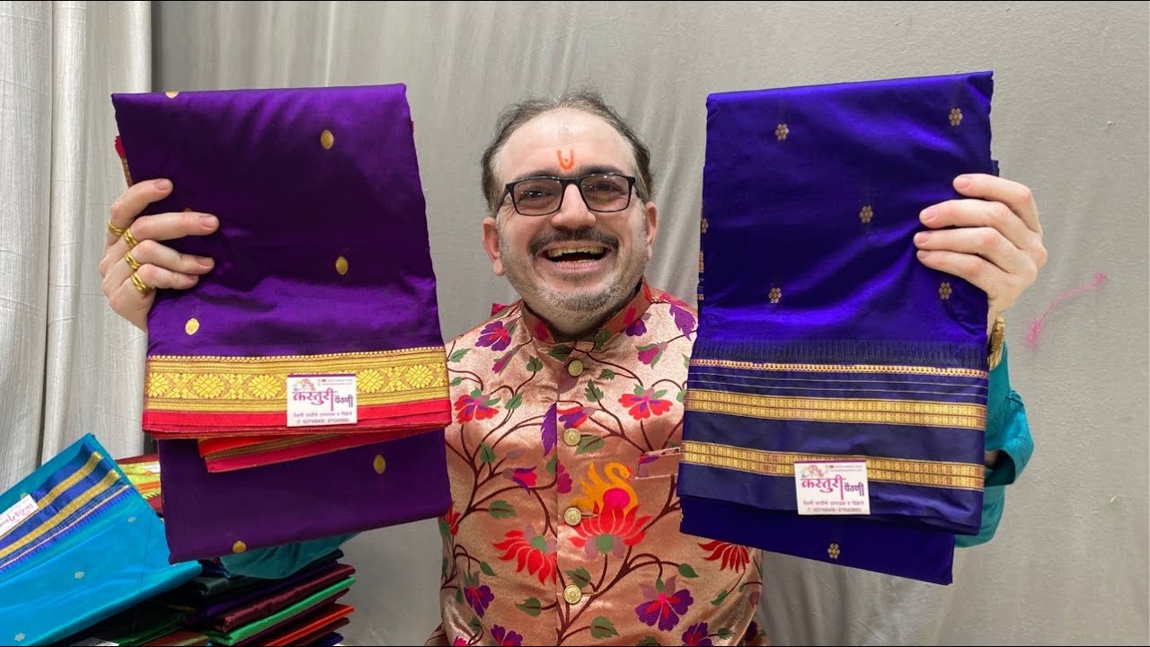 Gudipadwa Pure Silk Narayanpeth Paithani collection  | Kasturi Paithani live