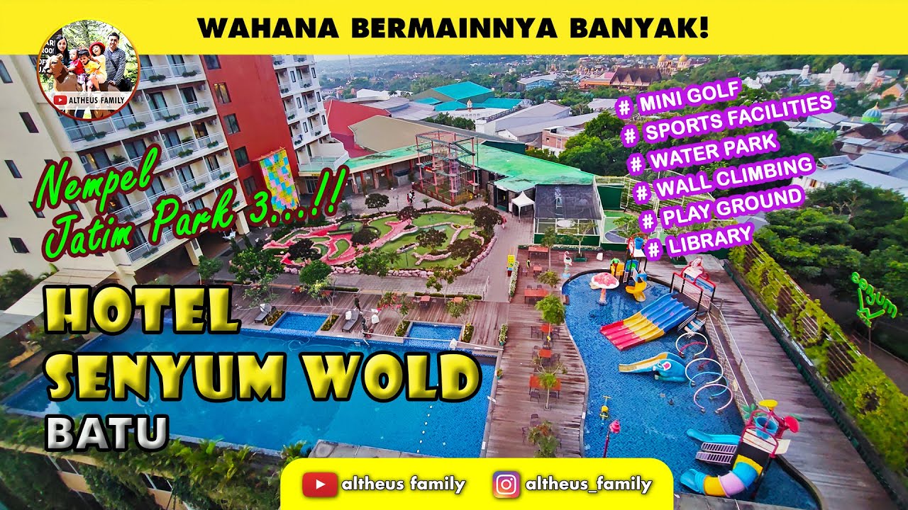 Wahana Gratisnya Banyak | Review Lengkap Hotel Senyum World Batu