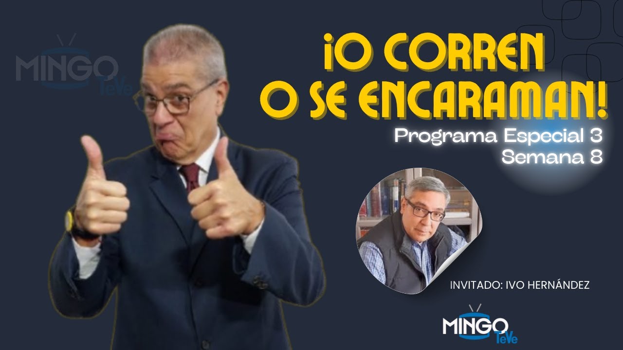 ¡O corren o se encaraman! / ARRÍMATE AL MINGO / Miércoles 4 de marzo de 2026