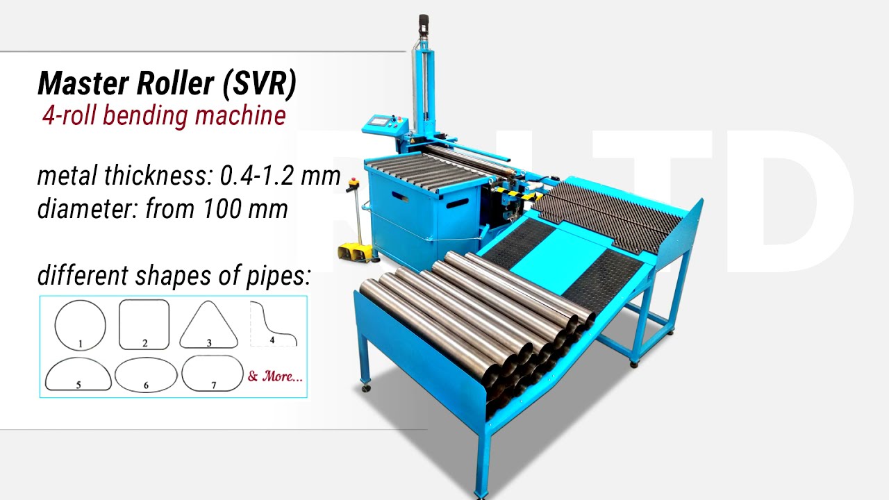Master Roller (SVR) - AISI 430: 0,4/0,5/0,8/1,0 mm; Galvanized 0,7 mm