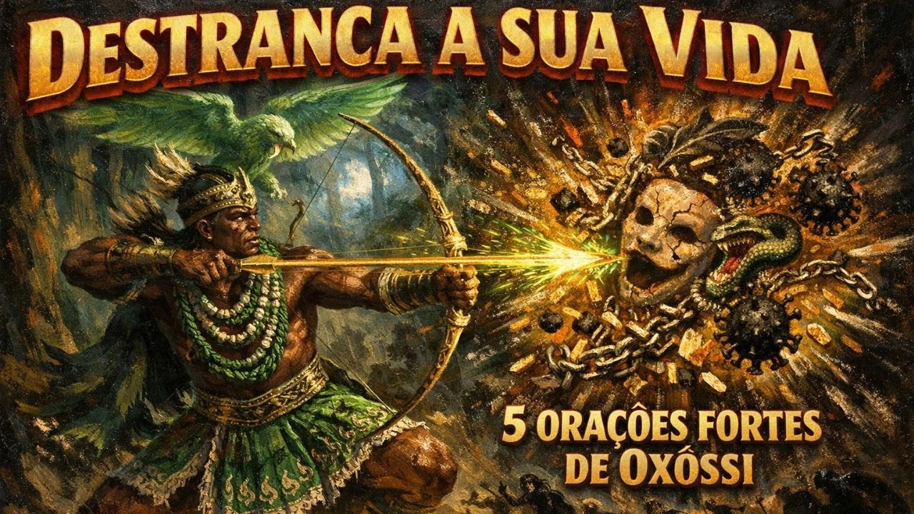 DESTRANCA A SUA VIDA: As 5 Orações de Oxóssi que Quebram Miséria, Doença e Falsidade! 🏹🚫