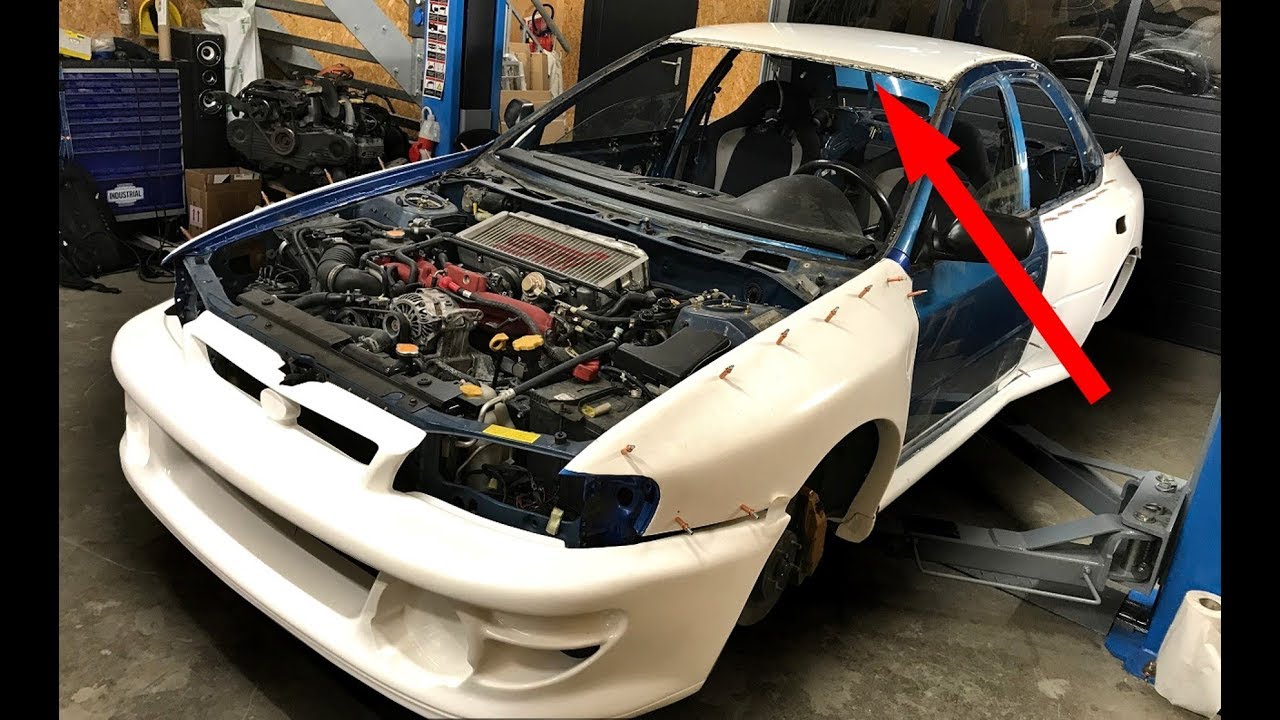 GC8 RSTI Subaru Build - Roof Panel Swap - Ep. 28