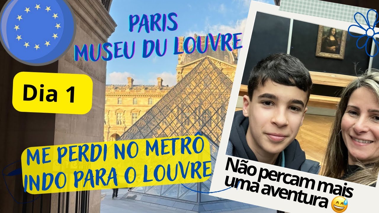 Vlog 1/4 “Louvre em 2:30h: Maratona ou Visita? 🏃‍♀️💨