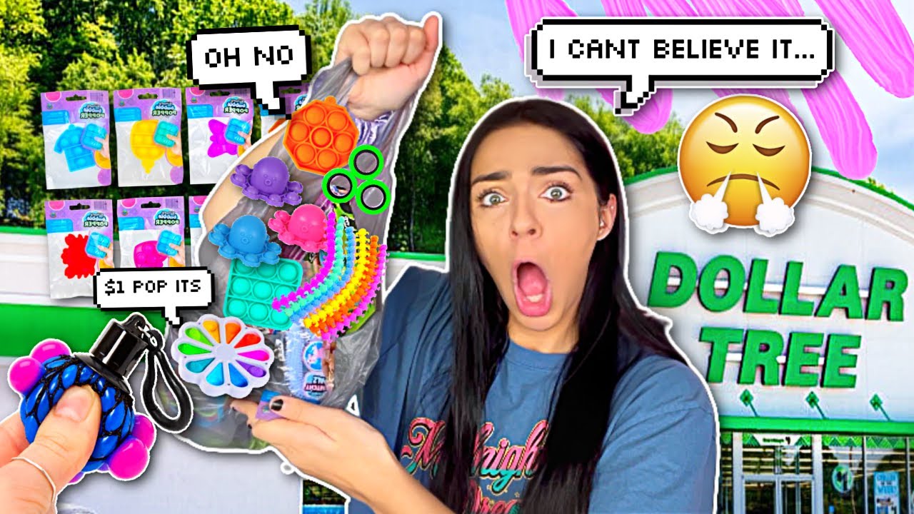 Обзор игрушек-фиджет Dollar Tree! *стоят ли они того?* 😤💰