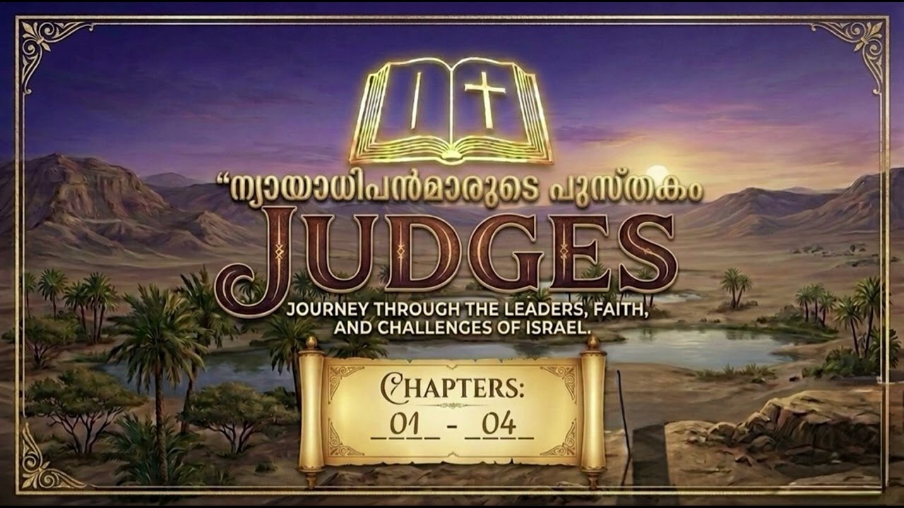 March 09:  Judges 01-04 ബൈബിൾ വായന പദ്ധതി | Malayalam Audio Bible