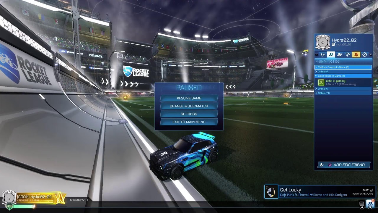 Rocket League ranked gold/plat
