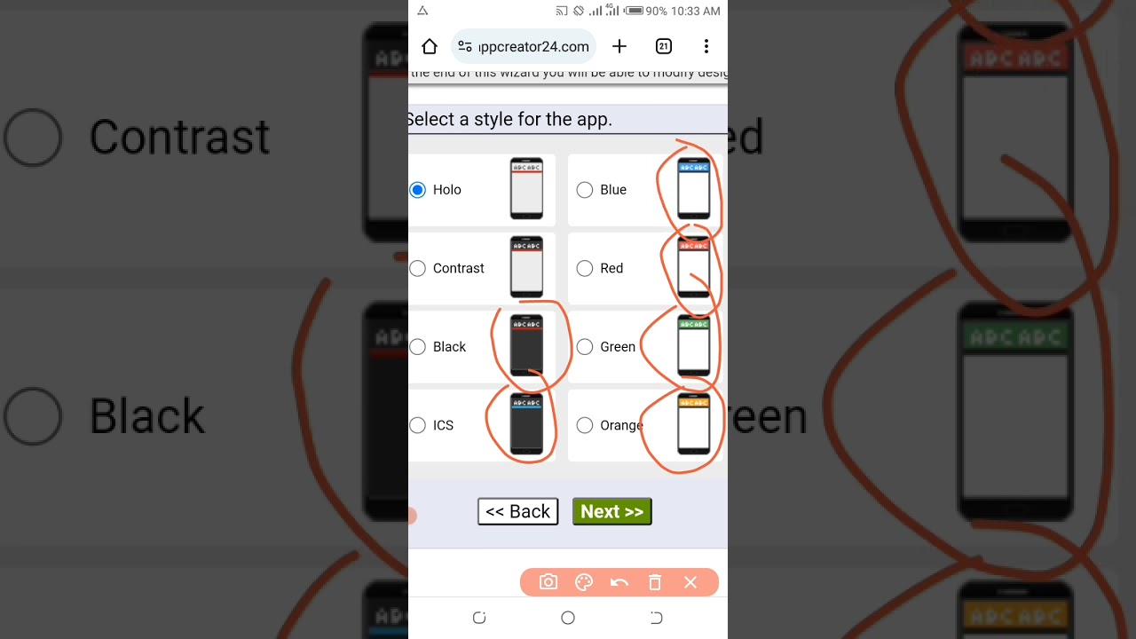 Learn how to create app from appcreator24