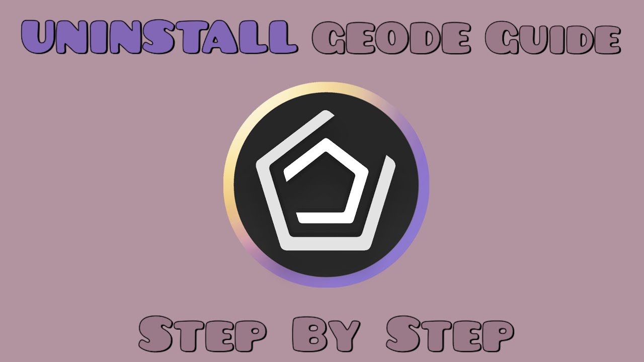 HOW TO UNINSTALL GEODE! NEW GEOMETRY DASH UPDATE