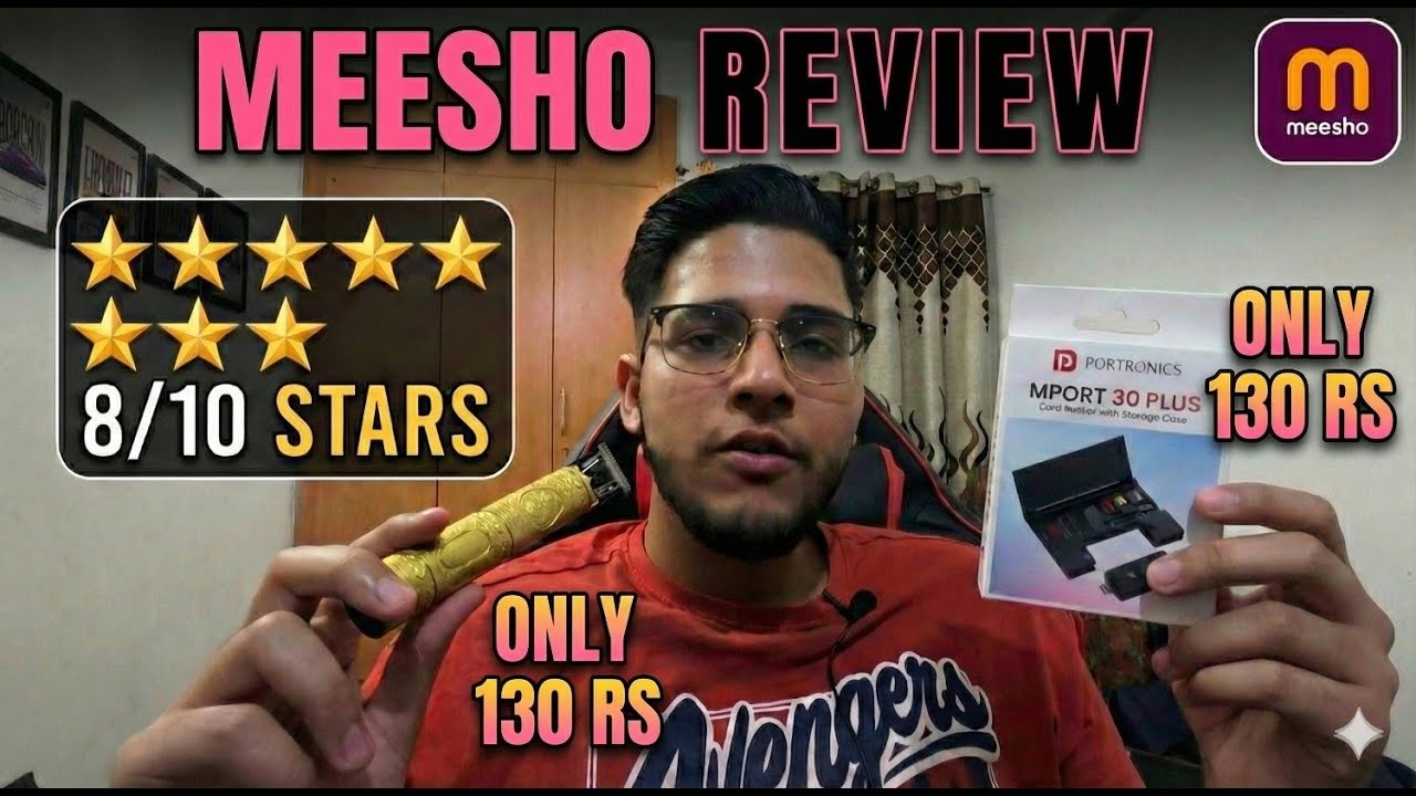 I Bought the CHEAPEST Trimmer on Meesho... (Only ₹130!) | Portronics MPort 30 Card Reader Review
