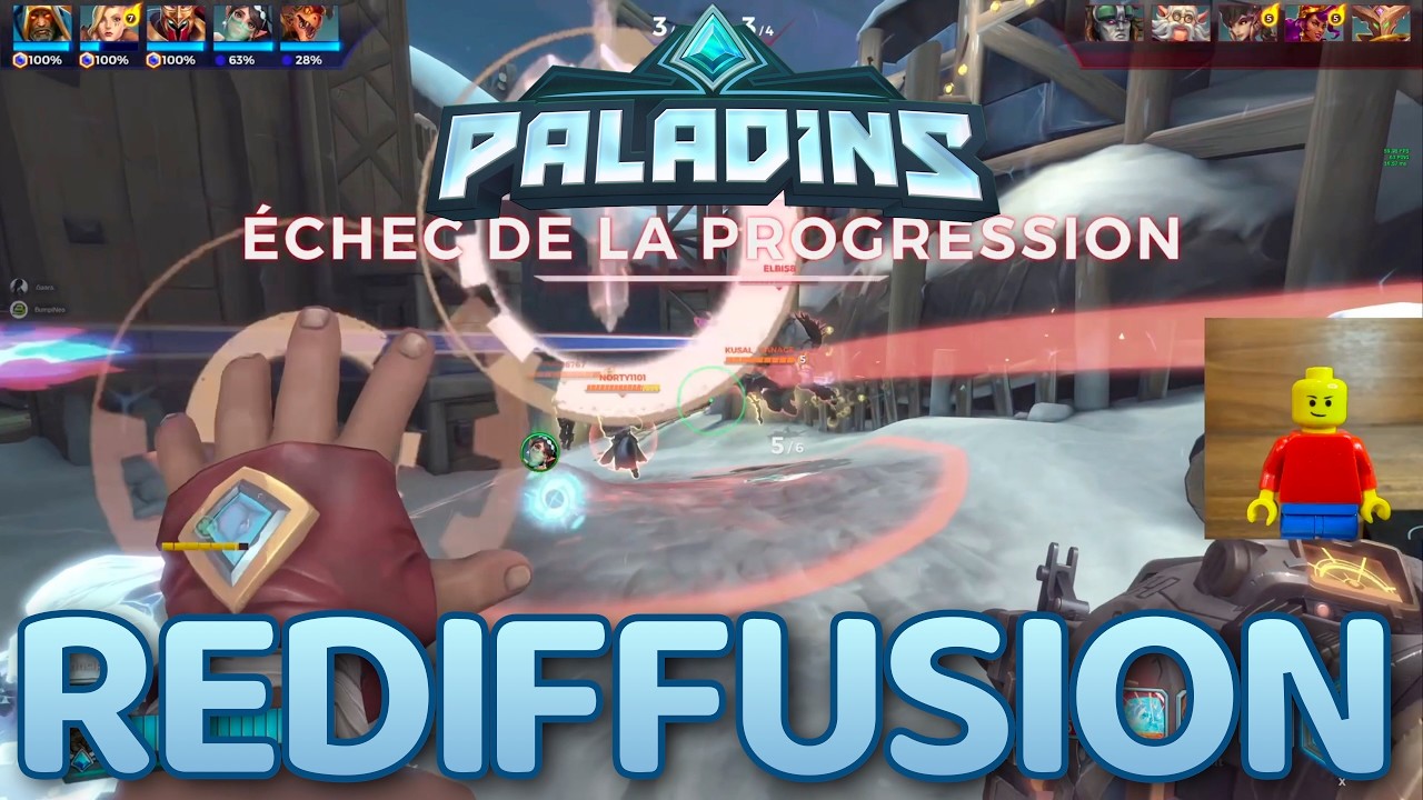 [Rediff Live] On joue avec les potes et on a du ping | Paladins 15