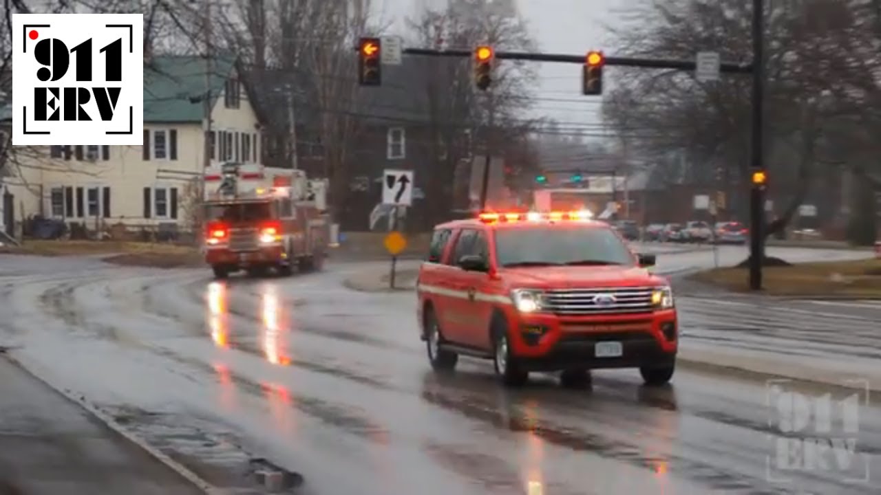 Concord Fire Trucks Responding | Battalion and Tower 1