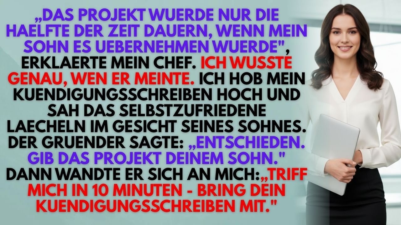Mein Chef Beeinflusste Den Vorstand, Um Mich Zu Feuern – Ich Kuendigte Und Liess Karma Wirken