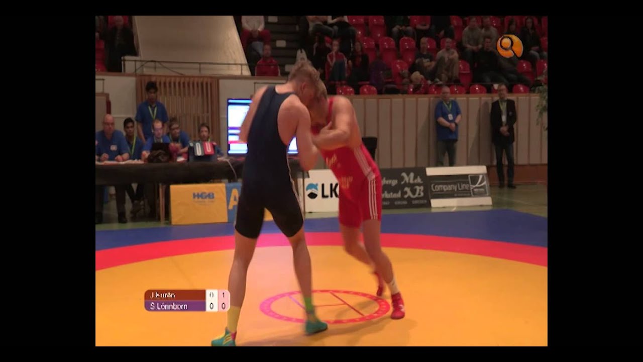 Brottning SM 2013 - Johan Eur&eacute;n vs Sebastian L&ouml;nnborn