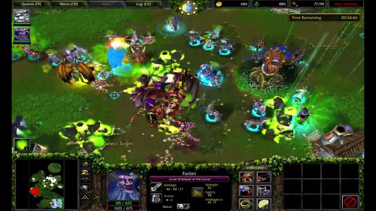 Warcraft 3 - Reign of Chaos - Final Battle (Hard Mode)