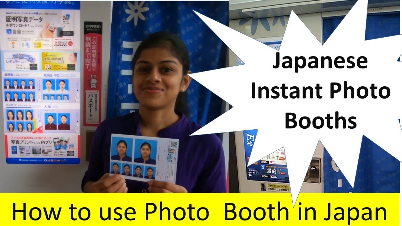 How to use Instant Photo  Booth in Japan