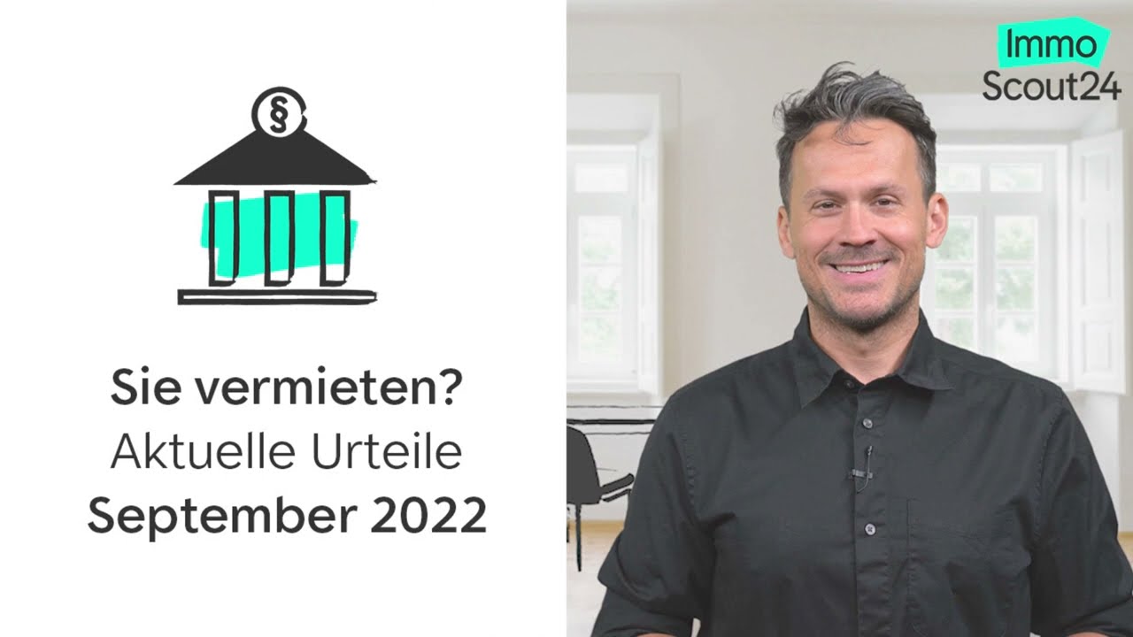 Aktuelle Urteile zum Mietrecht September 2022