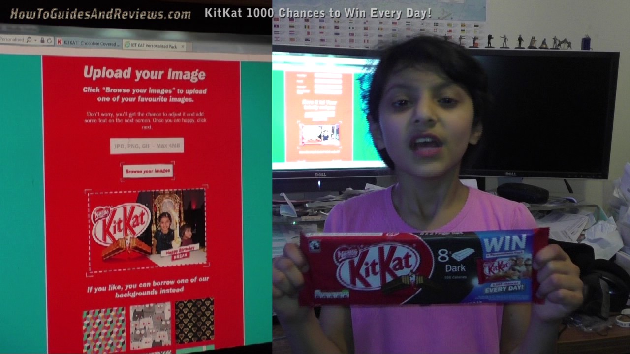 KitKat Very Easy to Win Personalised Packs Promotion, 1000 Prizes Every Day!