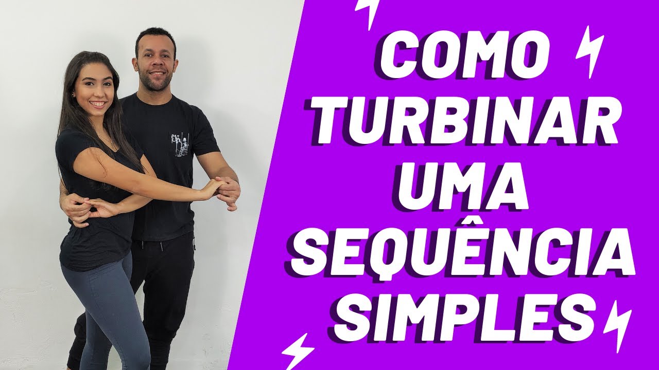 Turbinando uma Sequencia Simples de Bachata | Aprenda com Bruno & Catarina