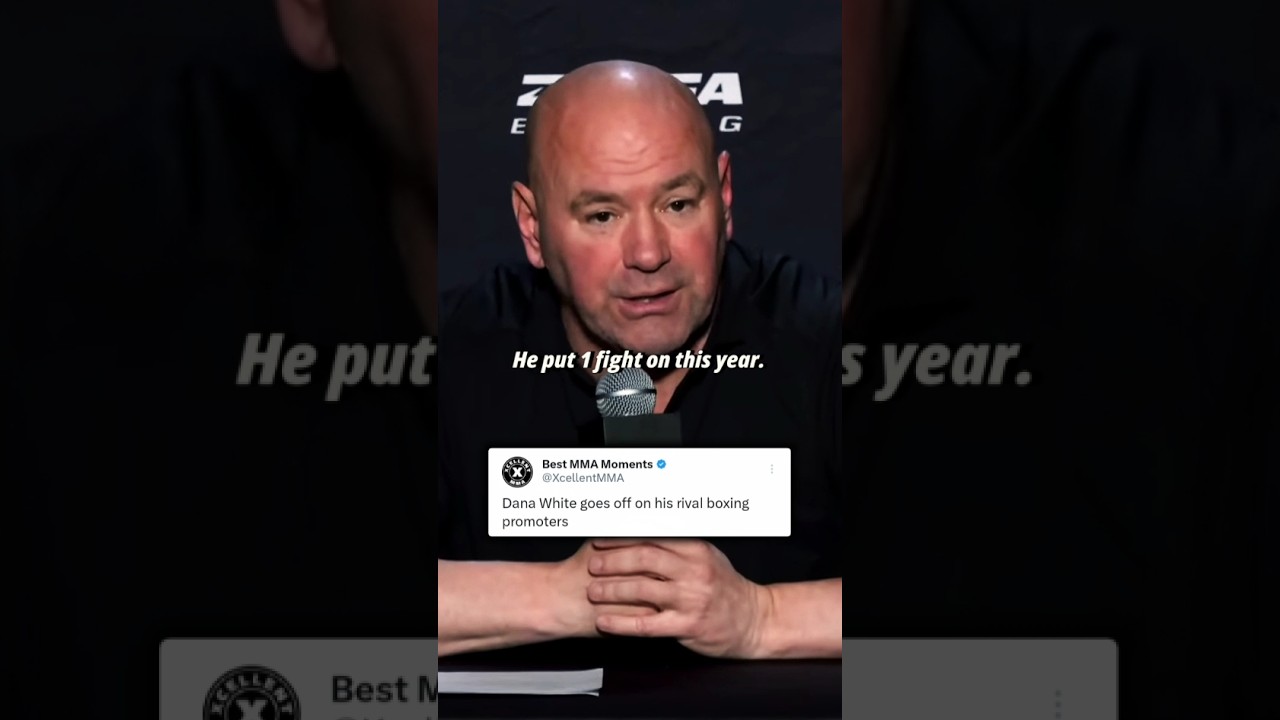 Dana White goes off on rival boxing promoters
