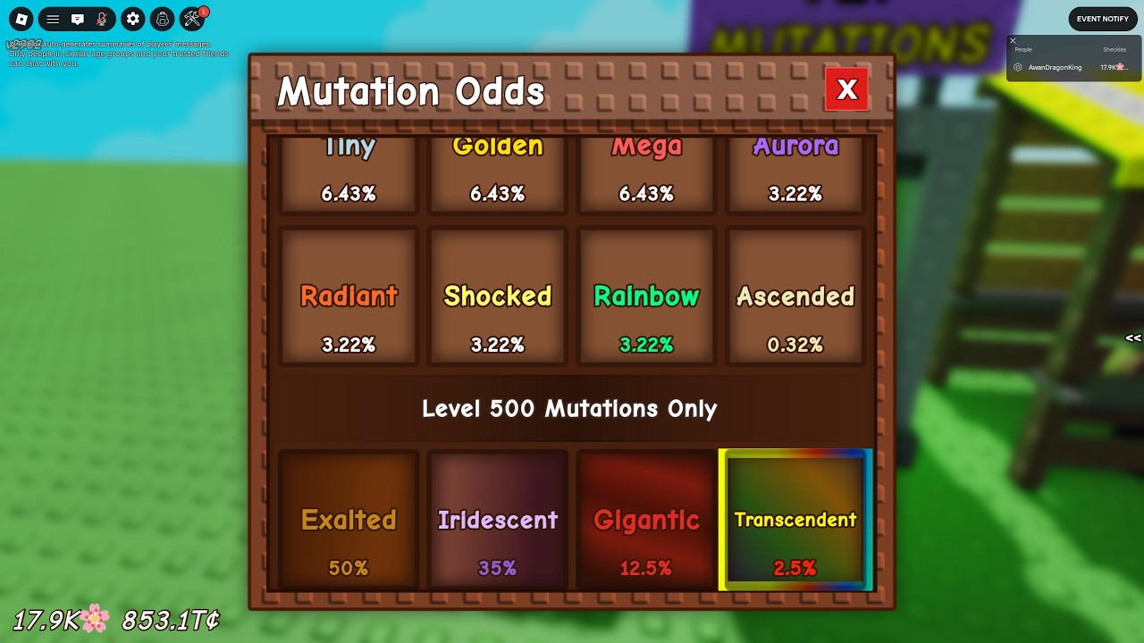 500 LEVEL PET UPDATE