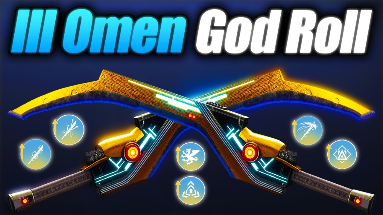 What is the GOD ROLL Ill Omen Caster Frame Stasis Sword? [Destiny 2 God Roll Guide]