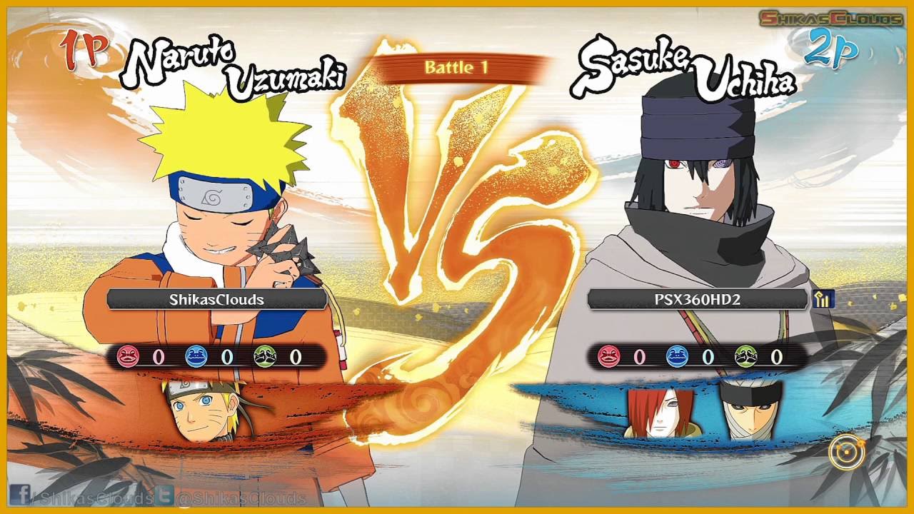 Naruto Shippuden Ultimate Ninja Storm 4 - PS360HD2 vs Shikasclouds  #2 (w/ Commentary)