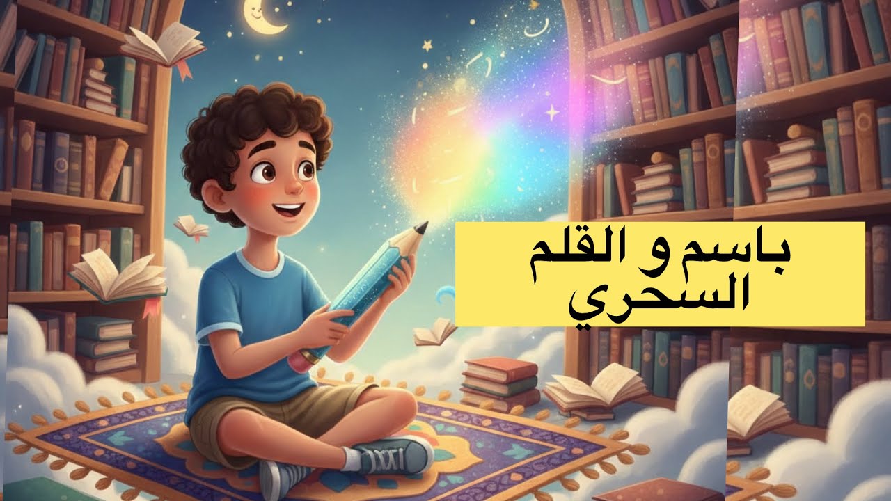 قصة باسم و القلم السحري #قصص_اطفال #قصة 