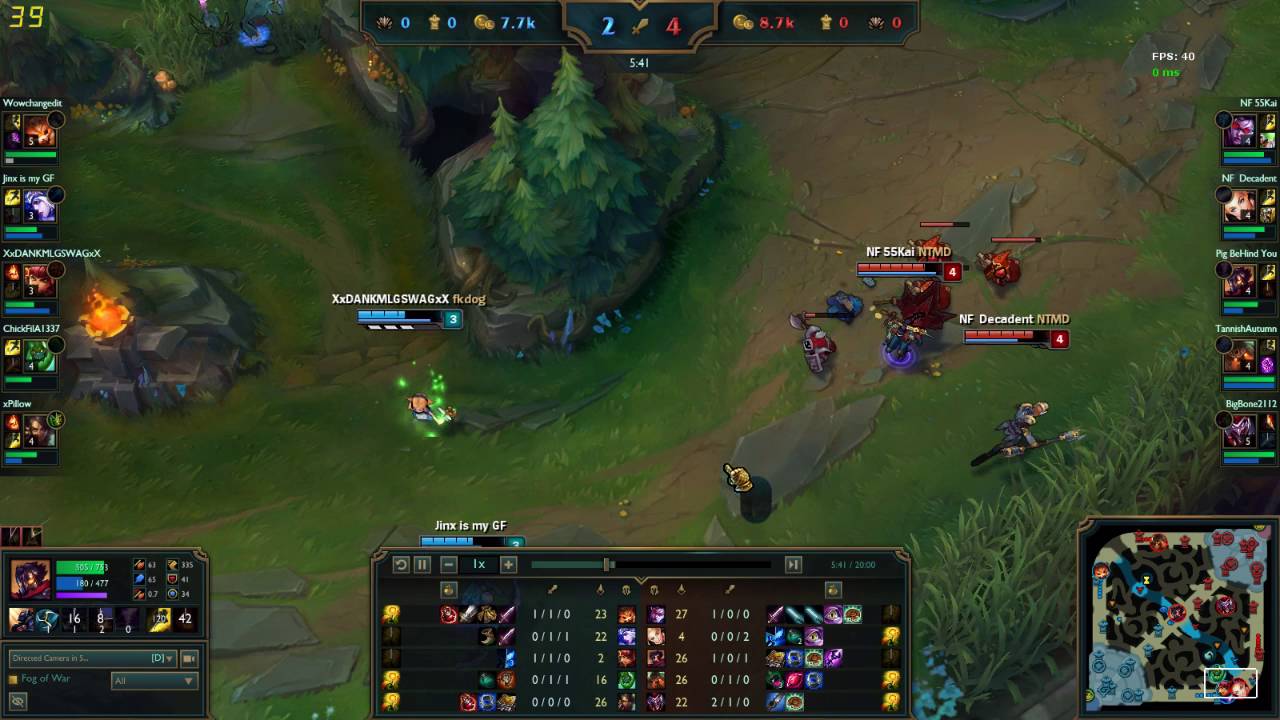 zac gank, start at :30 overwolf was being weird