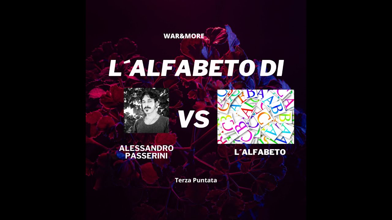 L´ alfabeto di .... Alessandro Passerini (fotografo e youtuber)