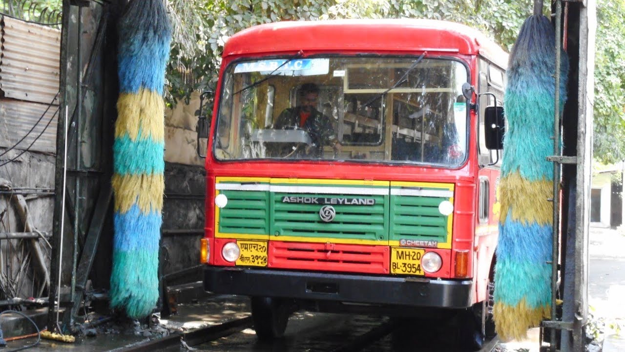 MSRTC Bus Washing  Mumbai Central