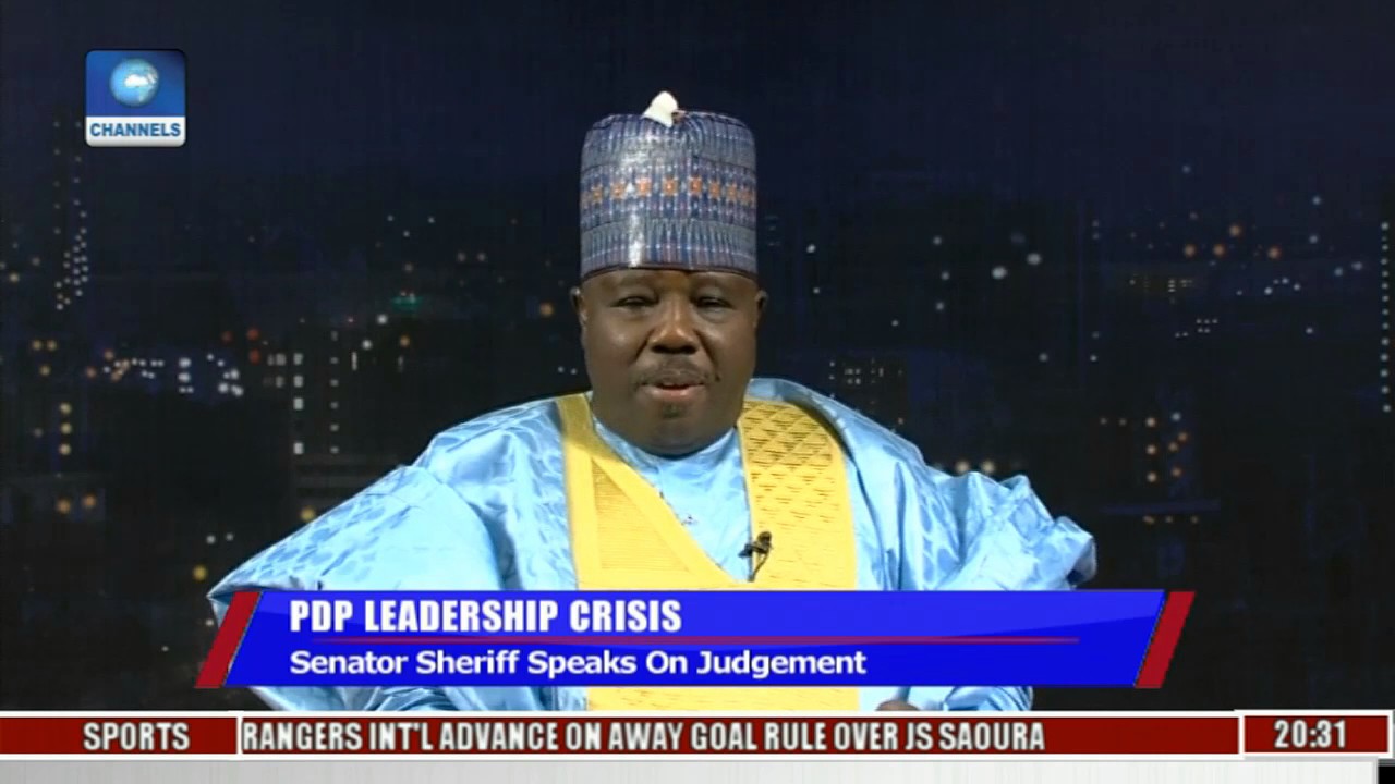 PDP Leadership Crisis: Senator Sheriff Speaks On Judgement Pt 1