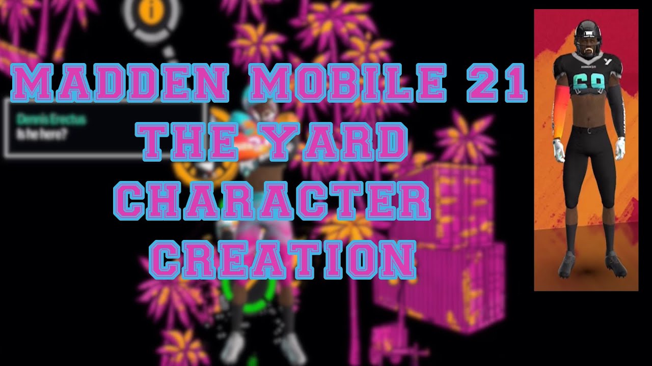 Madden Mobile 21 The Yard Walkthrough Ep 1 Avatar Creation and 5 V 5 Gameplay