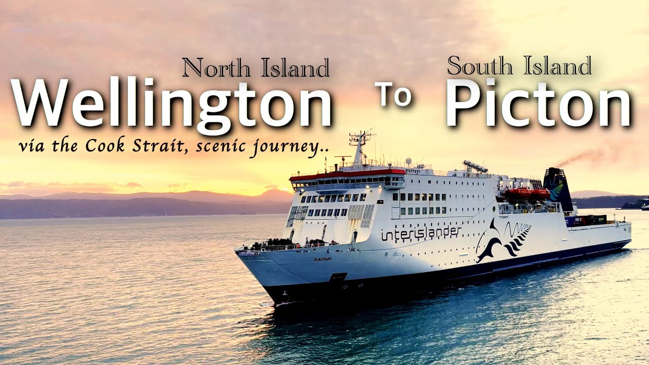 North Island to South Island | Wellington to Picton by Ferry | New Zealand 🇳🇿 ⛴️ 🌊