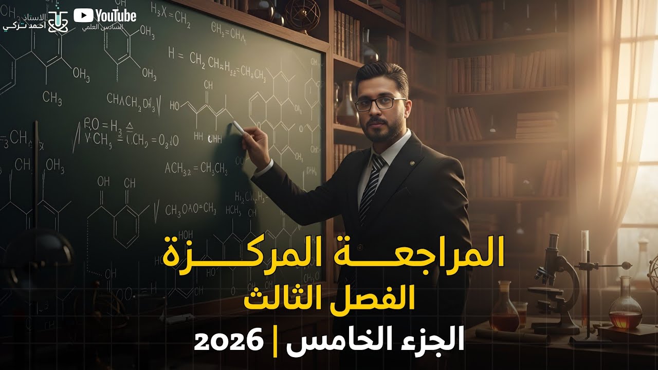 الاستاذ احمد تركي || كيمياء السادس العلمي 2026 ||  المراجعة المركزة لموضوع الذوبانية الجزء( 1)..