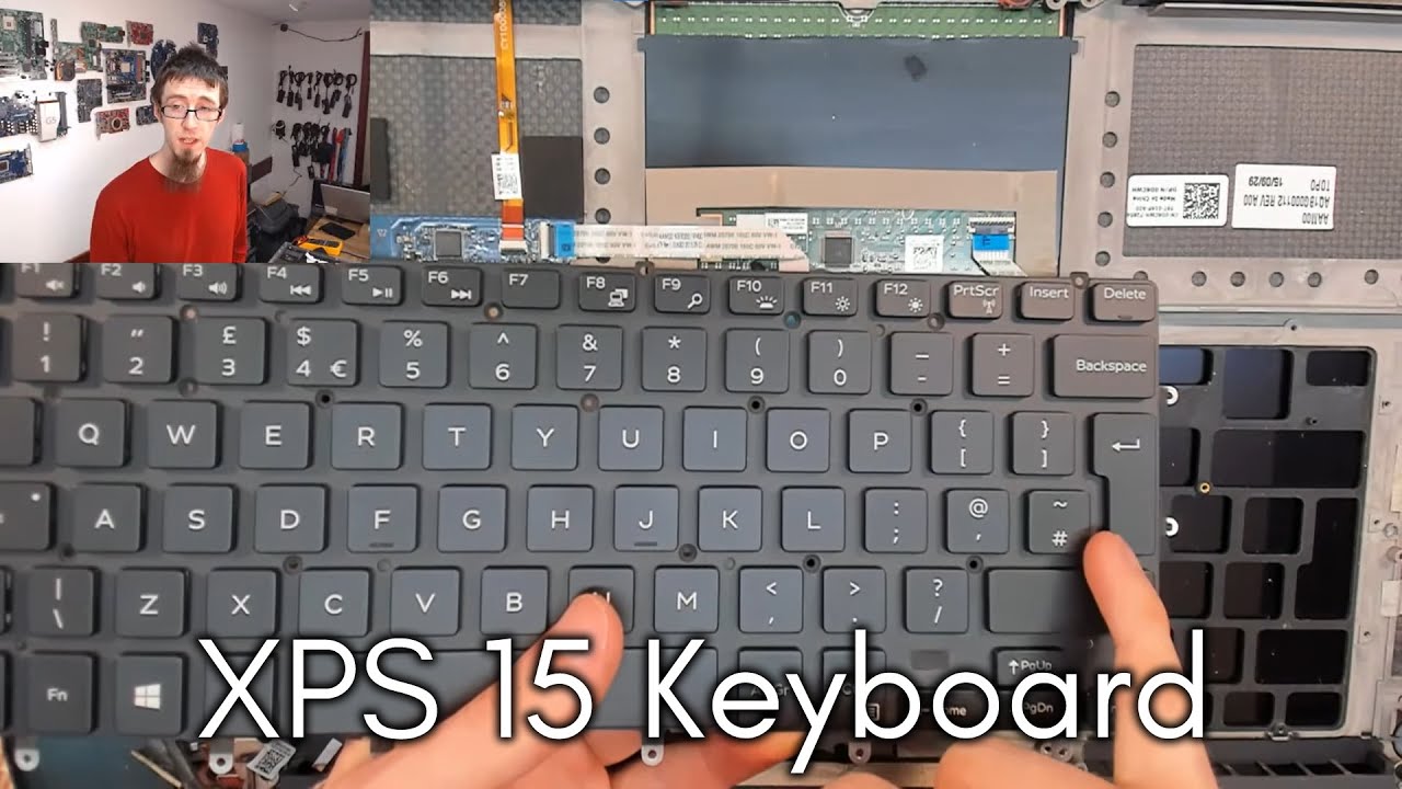 Dell XPS 15 Keyboard Replacement - LFC#218