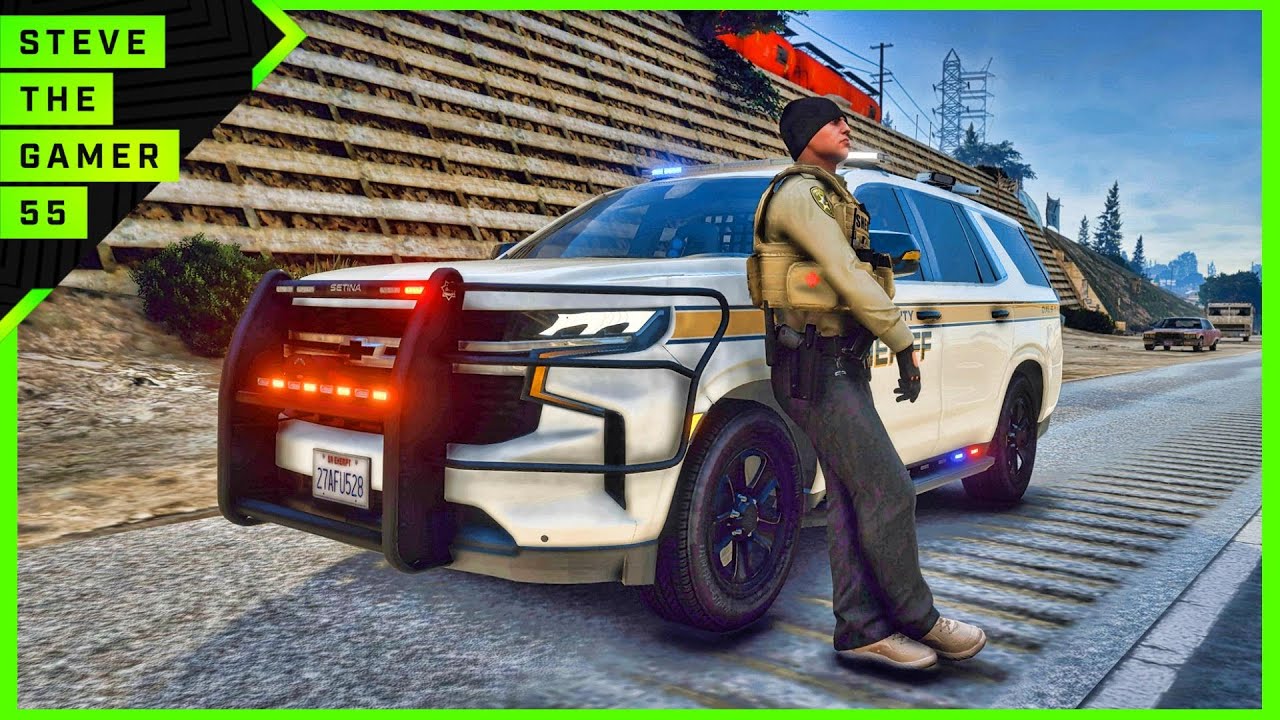GTA 5 Mod Sheriff Monday Patrol| GTA 5 Lspdfr Mod| 4K