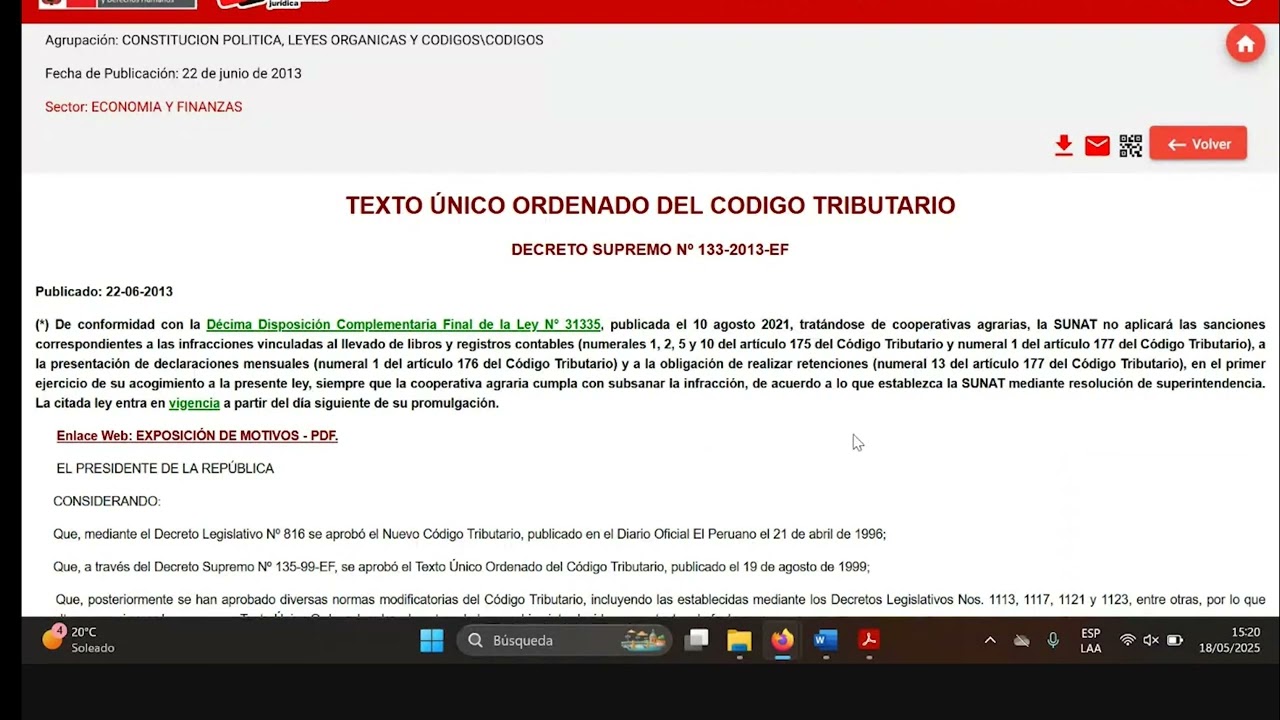 CAS SUNAT INSPECTOR TRIBUTARIO