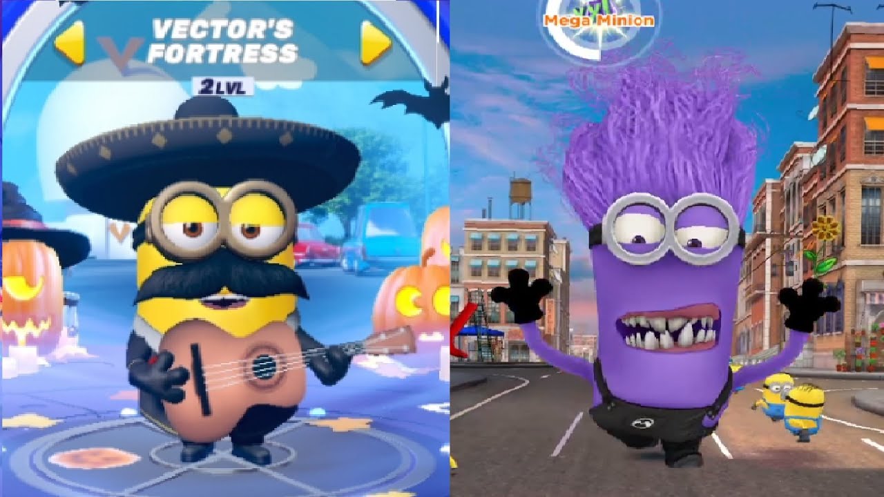 Despicable me minion rush Evil minion VS Mariachi minion gameplay android
