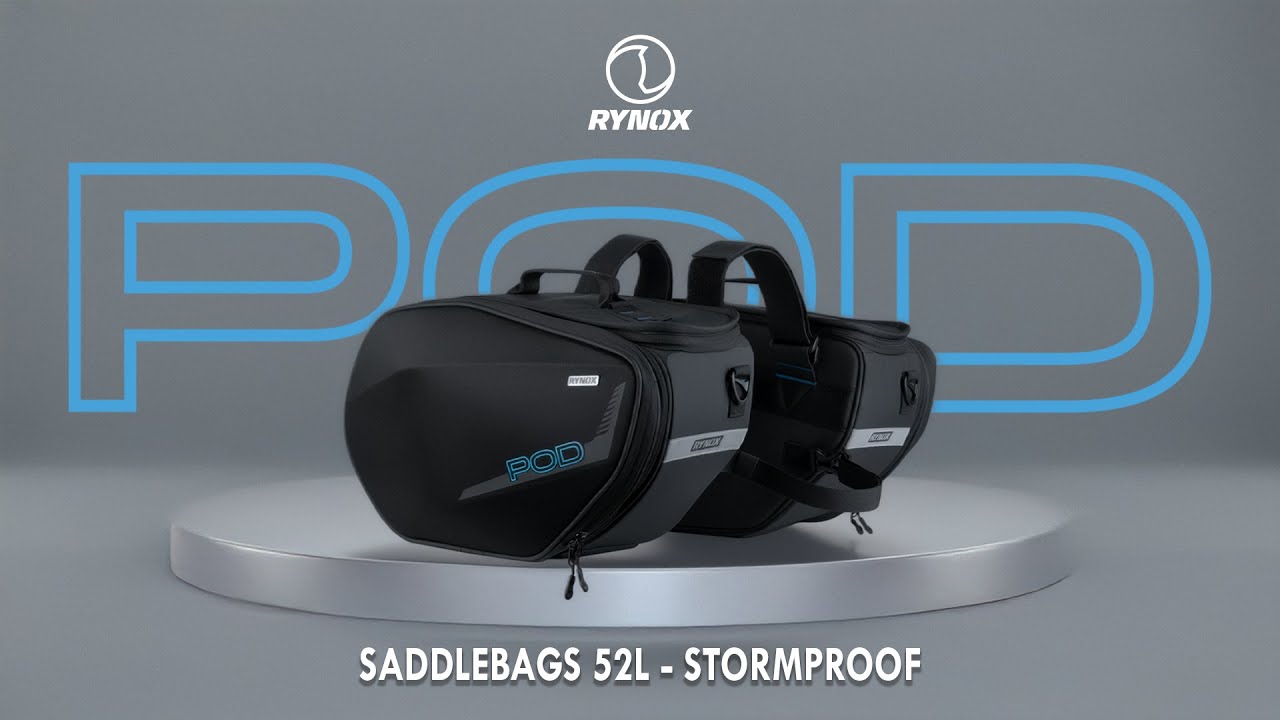 Rynox POD Saddlebags 52L - Stormproof: How to Mount