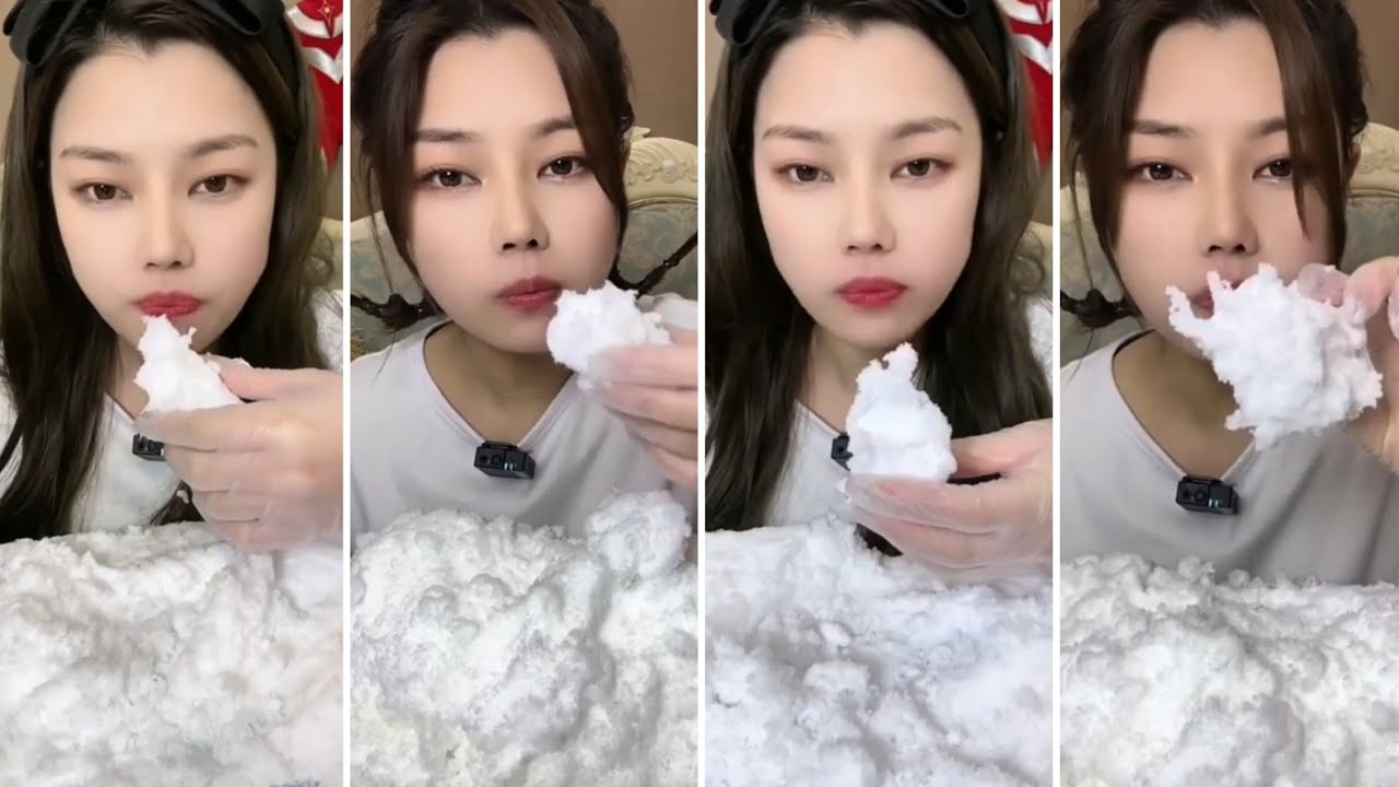 ONLY BITES / FREEZER FROST EATING / WHITE ICE EATING / SOFT ICE EATING / ASMR / SOLO BY SUN GIRL