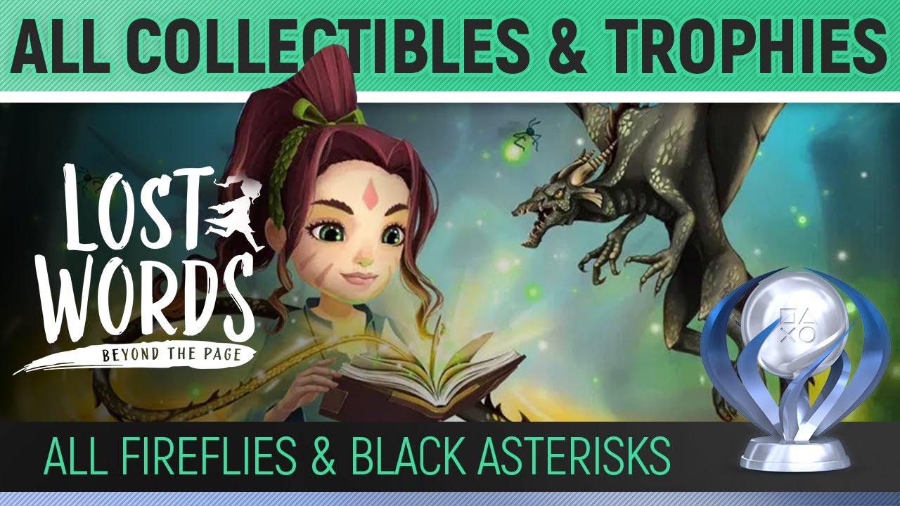 Lost Words - All 126 Collectibles and All Chapter-Specific Trophies 🏆 Complete Trophy Guide