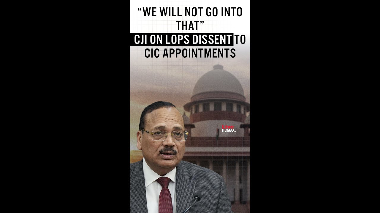 Supreme Court refuses to direct disclosure of opposition leaders dissent regarding CIC appoi #shorts