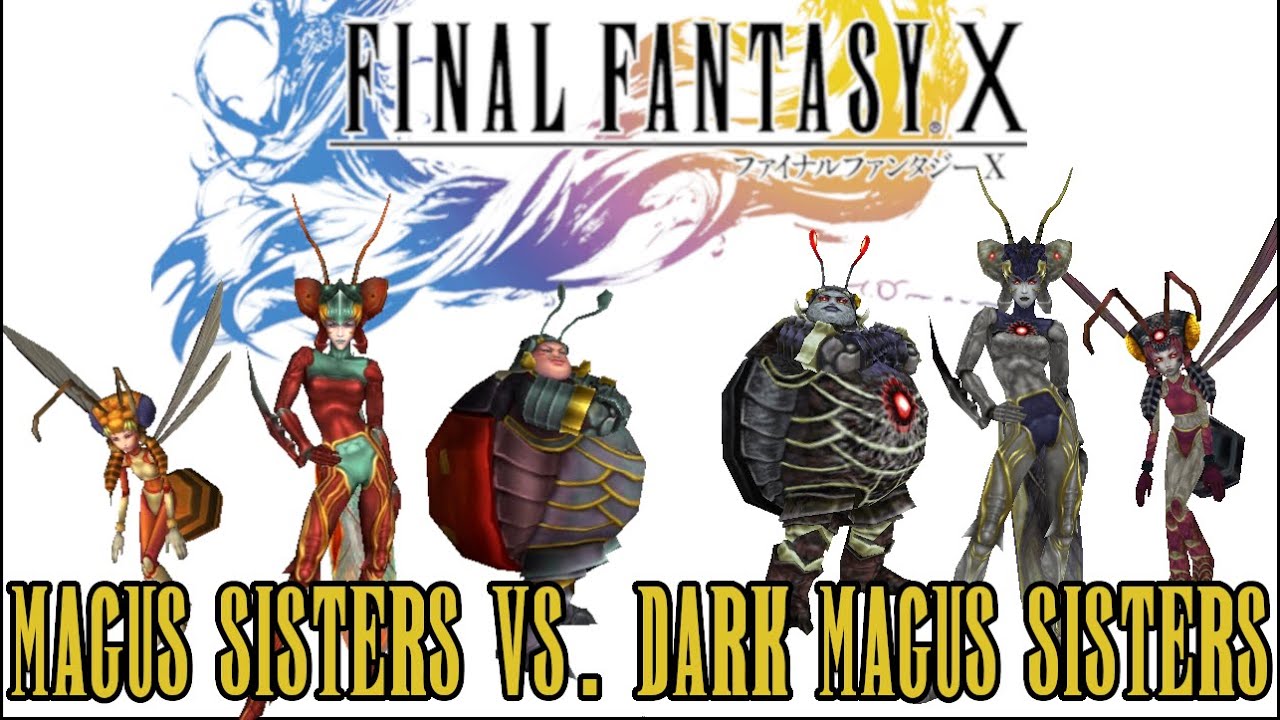 Magus Sisters VS. Dark Magus Sisters - Final Fantasy X